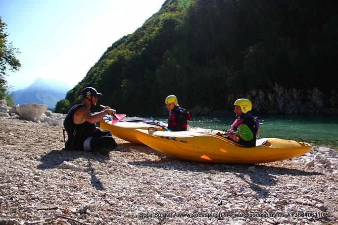 1 day KAYAK COURSE on Soča river, for beginners - What’s Included: Gear, River Pass, Instructor, and Free Photos