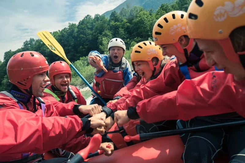 Bled: Great Fun Sava River Rafting by 3glav - Sava Dolinka Rafting near Bled, the Emerald Color Is Real