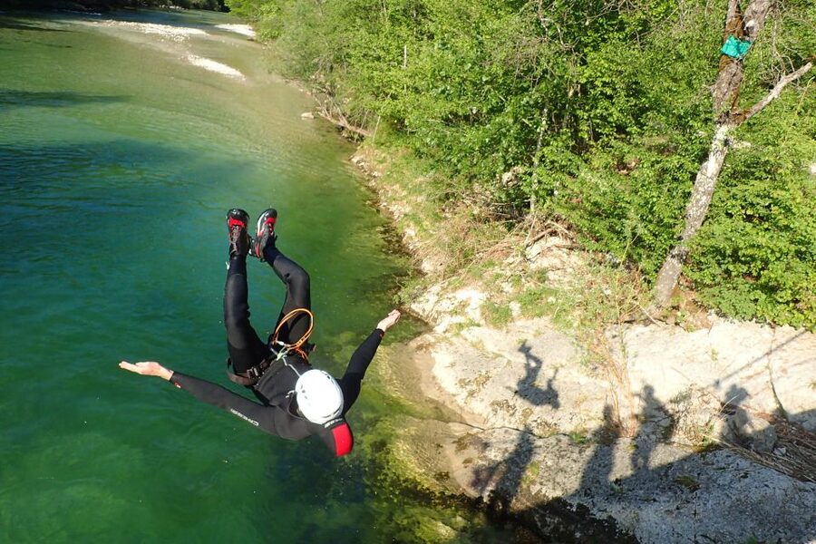 Bled: Guided Canyoning Tour with Transport - Abseils and jumps up to 10 meters in the Jerečica canyon