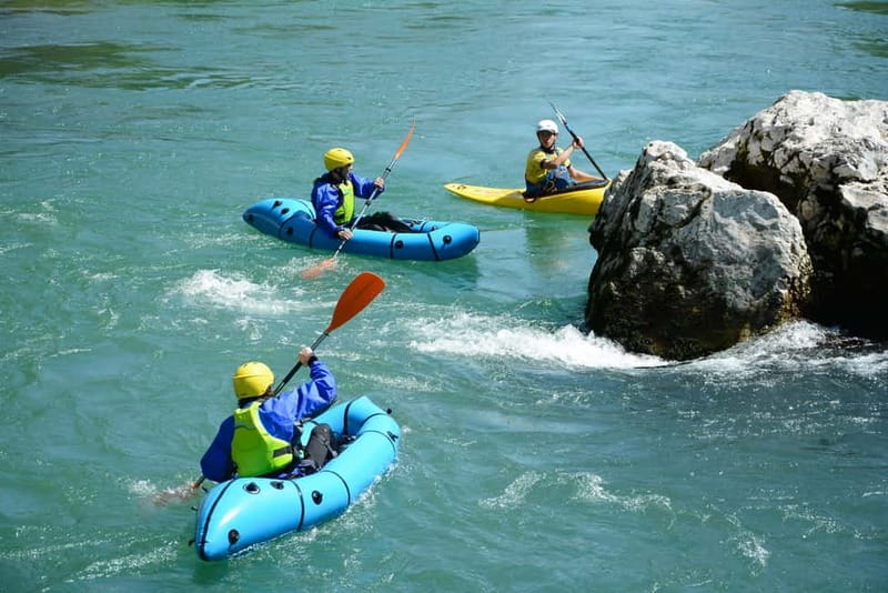 Bled: kayaking trip on the river Sava - Meeting at Srednja Dobrava near Pri Marički and getting geared up