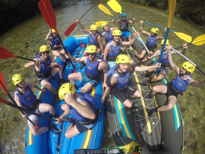 Bled-Rafting on Sava 13km - The 13 km Sava River run: rapids, games, swimming, and optional jumps