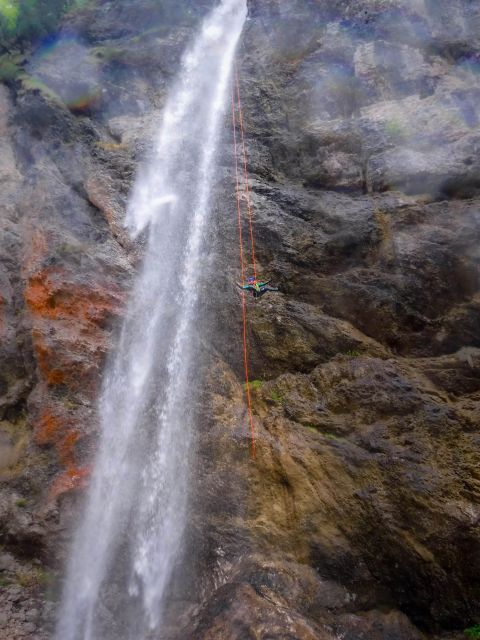 Bovec Adventure: Canyoning in Triglav National Park - The canyon route: waterfalls, slides, gorges, and the 48 m Parabola moment