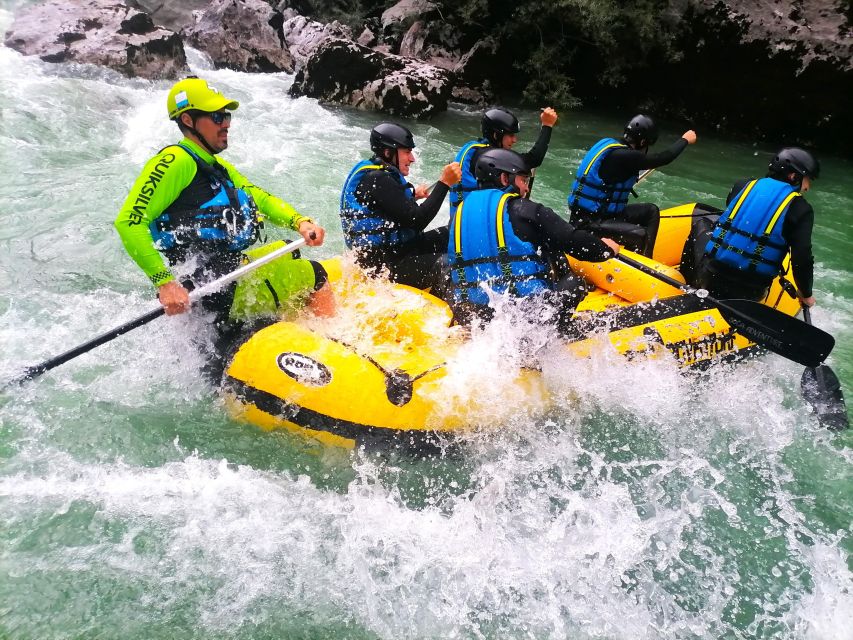 Bovec: Adventure Rafting on Emerald River Soča + FREE photos - Swimming in the Soča at About 10°C and Other Water-Play Moments