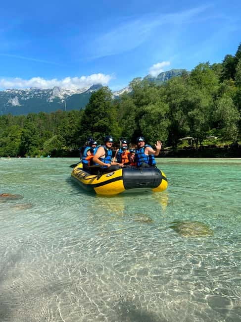 Bovec: Kinder Rafting on Soča River from 4years +FREE photos - Soča River rafting in Bovec, the family-friendly way
