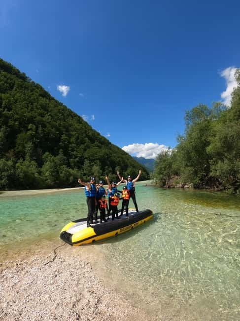 Bovec: Kinder Rafting on Soča River from 4years +FREE photos - Getting geared up: neoprene suit, helmet, life jacket, shoes