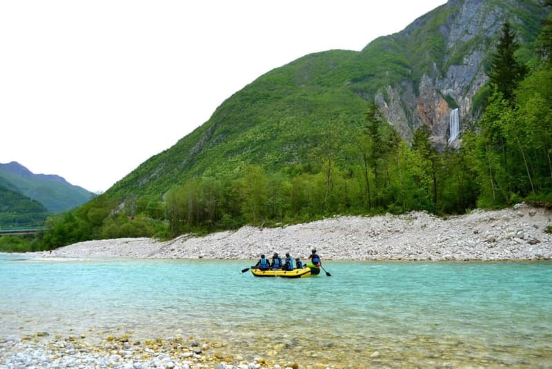 Bovec: Kinder Rafting on Soča River from 4years +FREE photos - How long it really takes: 2.5 hours is not just rafting time