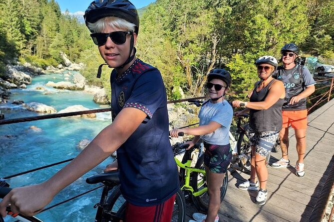 Bovec Private E-bike tour - Exploring hidden gems - Pedaling north along the Soča River to the gorge views