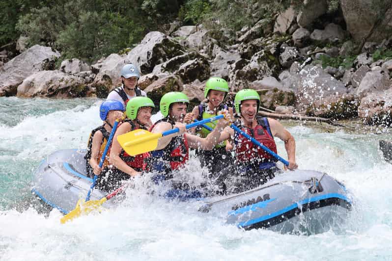 Bovec: Soča River Rafting Adventure with Photos and Drink - Getting there: how the meeting point and bus ride shape the timing