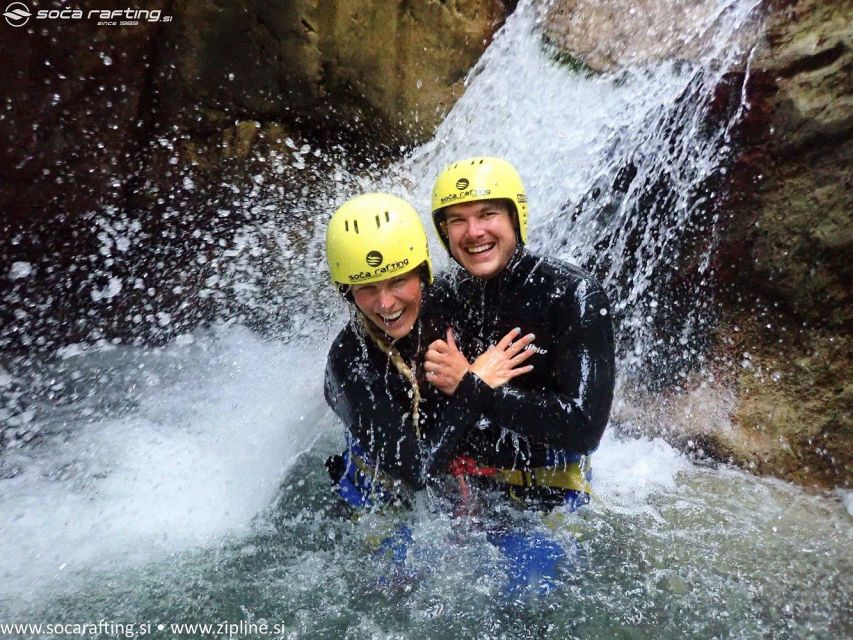 Bovec: Sušec Canyon Canyoning Experience - Climbing the old mule track to reach the falls