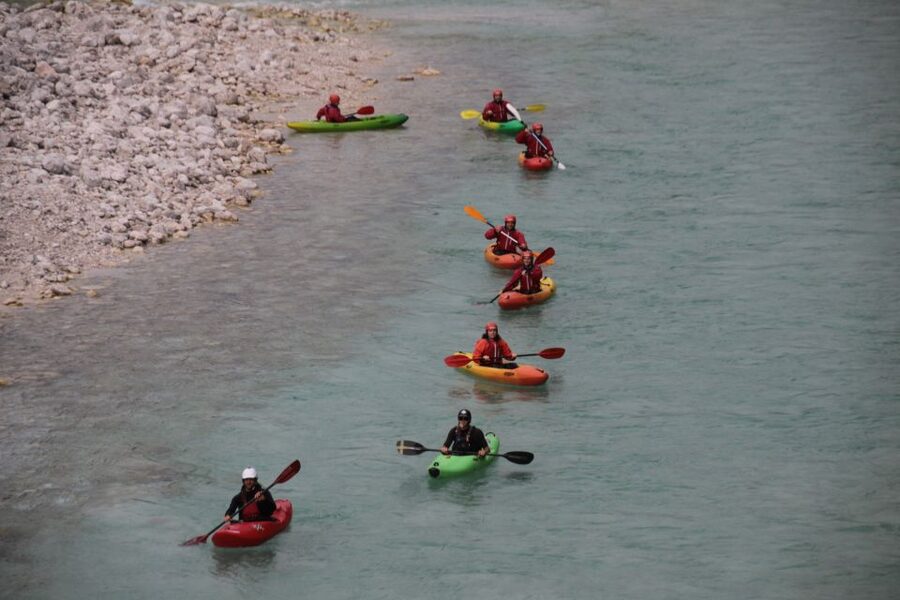 Bovec: Whitewater Kayaking on the Soča River - Canyon time on the Soča: eddies, currents, and real rapids