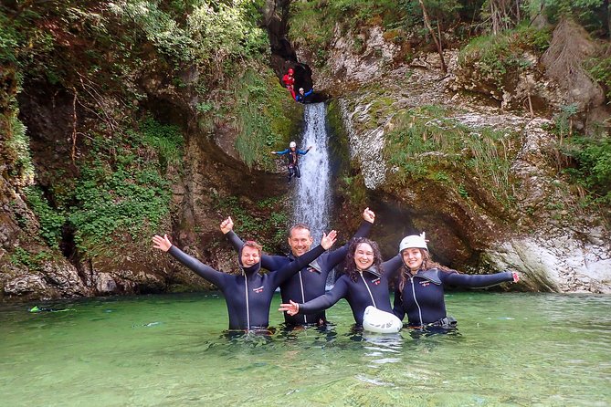 Canyoning Bled Slovenia - Inside the canyon: climbing, swimming, rappelling, slides, and more