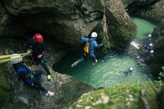 Canyoning Bled Slovenia Triglav National Park Tour with Photos - Abseiling in the Grmecica canyon, the moment you stop thinking and start doing