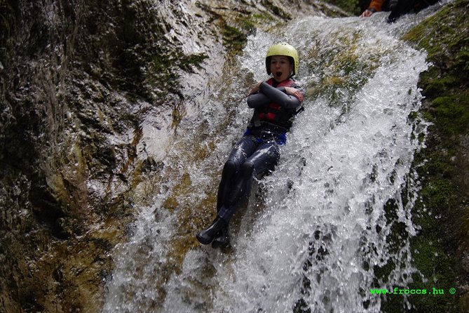 Canyoning in Susec Canyon - The real action in Sušec: climb, slide, jump, repeat