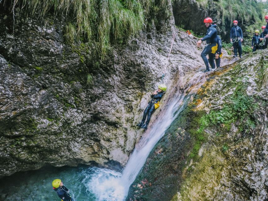 From Bovec: Basic Canyoning Experience Sušec With Photos - Rope descent, rope slides, and the big Sušec moments
