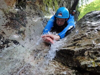 Sušec Stream Canyoning in the Soča Valley