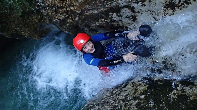 From Bovec: Sušec Stream Canyoning in the Soča Valley - How safe does it feel? Look for calm coaching, not macho vibes