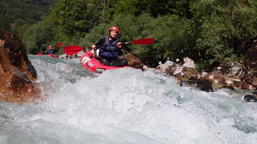 From Bovec: Whitewater kayaking on the Soča River - Money matters: $80 plus the Soča permit fee