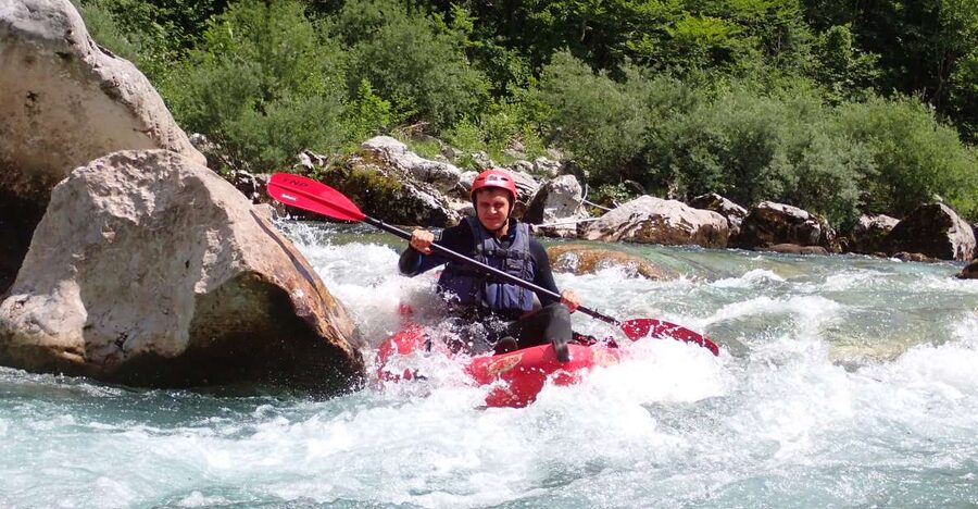 From Bovec: Whitewater kayaking on the Soča River - Meeting point, gear handoff, and your first 10 minutes of order