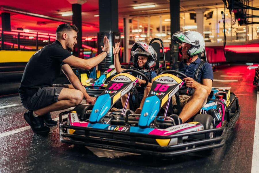Gokart experience at Woop! karting - the fastest attraction - Speed levels and progression, the real fun inside the rules