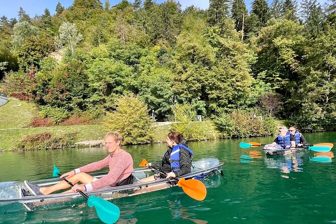 Guided Clear Kayak Tour in Bled - The paddle itself: how the guide keeps things smooth