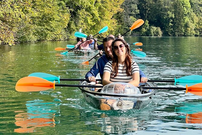 Guided Clear Kayak Tour in Bled - The best part of sunset: floodlit sights, bells in the air, and blue-lit photos