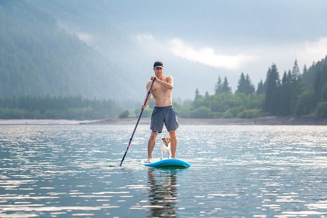 Half Day Stand-up Paddle Boarding (SUP) trip on Lake Predil - The beach snack stop: small break, big payoff