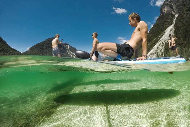 Half Day Stand-up Paddle Boarding (SUP) trip on Lake Predil - Meeting at Kot 12 in Bovec, coffee first, then gear
