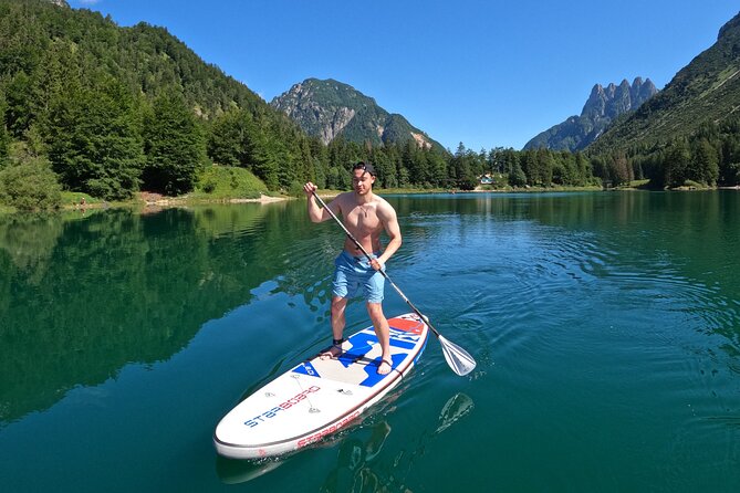 Half-Day Stand-Up Paddleboarding on Lake Predil - What you wear and carry, shoes, neoprene, and optional life vest