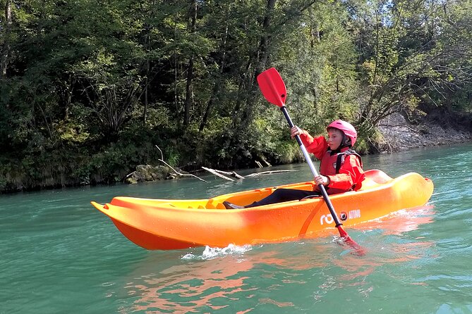 Kayaking in Bled - On the water: paddling Sava Dolinka with level 2 rapids and touches of 3