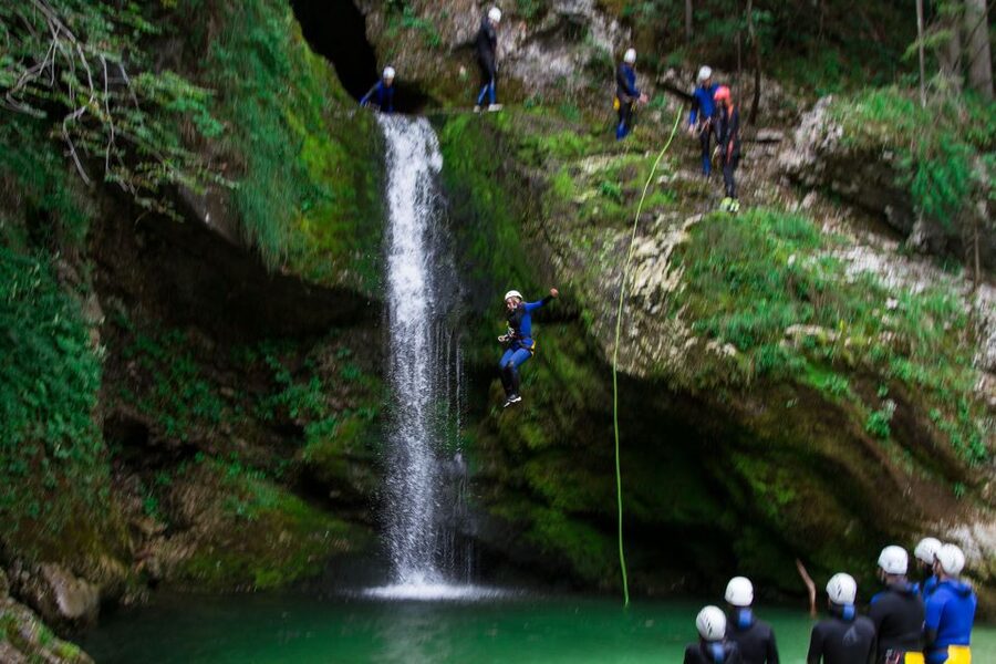Lake Bled: Canyoning Excursion With Photos - Gear up fast, then follow a certified guide through the canyon