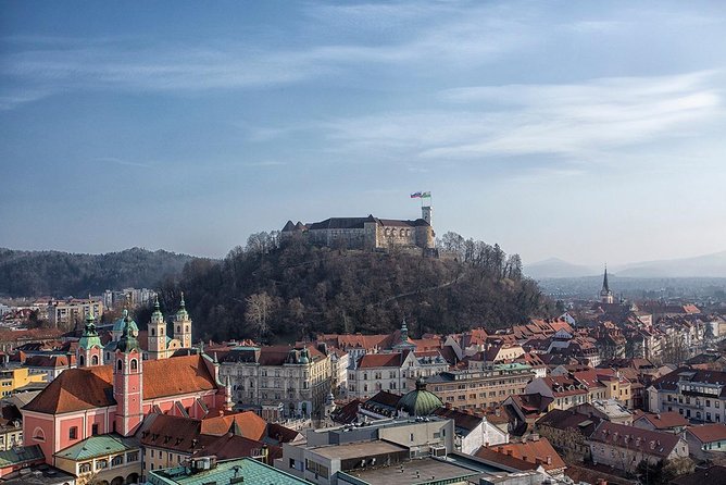 Ljubljana Castle: Entrance Ticket - Riding the funicular up, then down: the castle starts before you enter