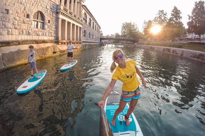 Ljubljana Stand-Up Paddle Boarding Lesson and Tour - SUP Stops That Turn Into City Photos: Triple Bridge, Castle Views, and Dragon Bridge