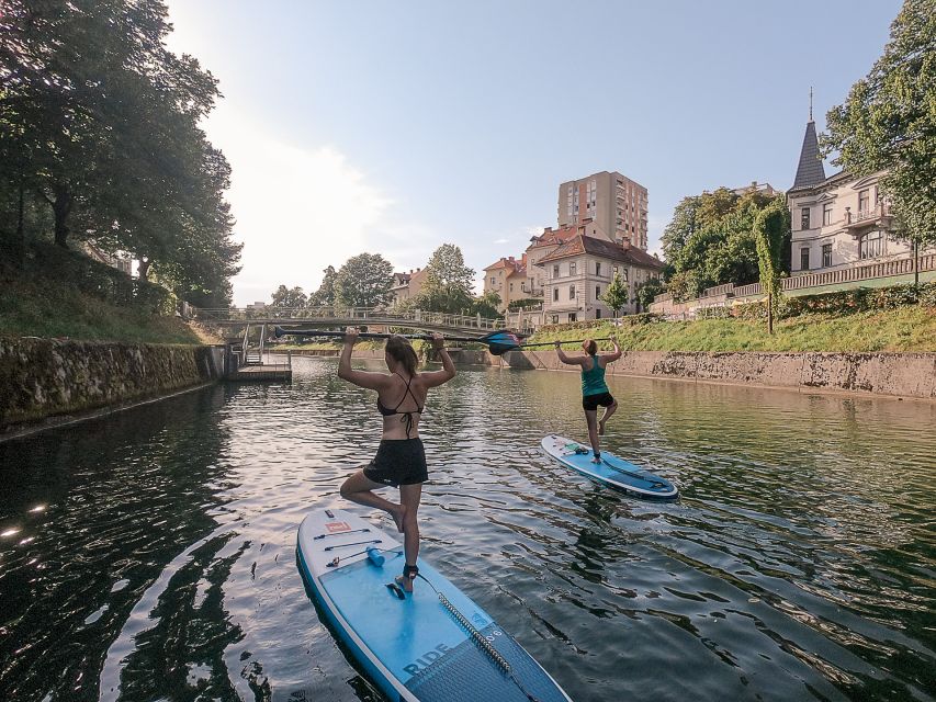 Ljubljana: Stand-Up Paddle Boarding Tour - Floating past Ljubljana landmarks: Plečnik, Triple Bridge, and Prešeren Square