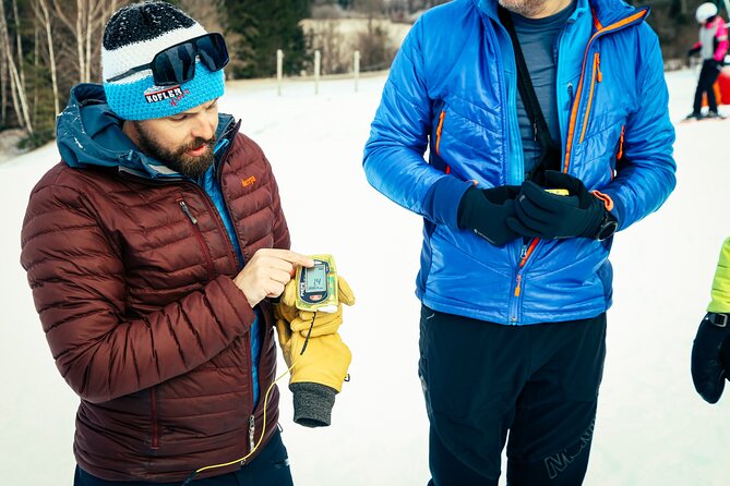 One Day Ski Touring Workshop - Safety skills: beacon search, probes, shovel, and emergency procedure basics