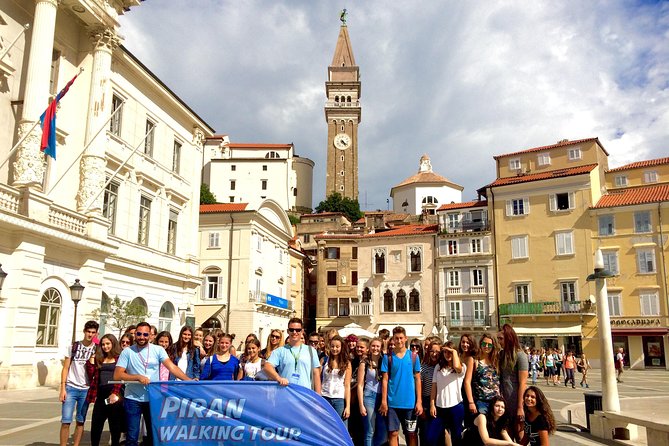 Piran Walking Tour with Local Wine and Food Tasting - Defenses, walls, and the view from Church of St. George