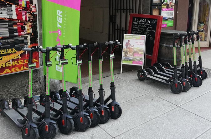 Rent Electric Scooter - The included power charger, so you can keep going