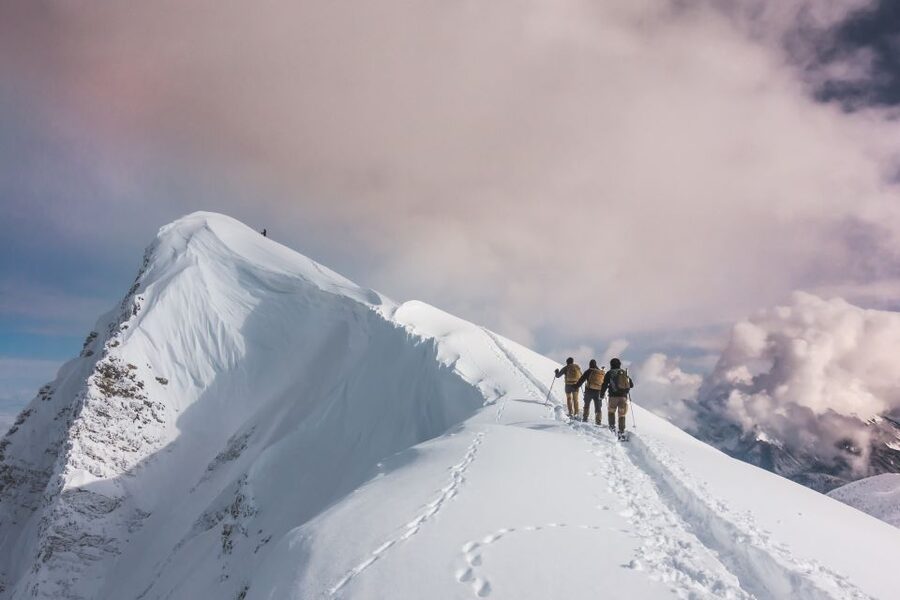 Snowshoeing in Triglav National Park - The Technique Lesson: How You Climb, Descend, and Cross Slopes