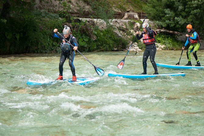 Soca Whitewater Stand-up Paddle Boarding Small Group Adventure - Hitting the river: how the Soča changes as you go