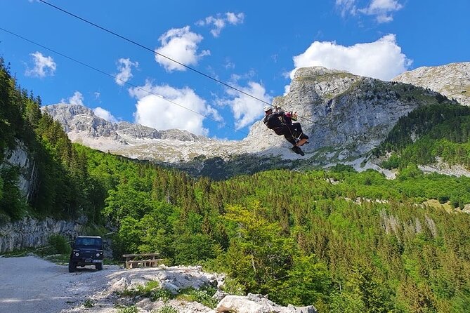 Zipline in Slovenia - Getting There From Bovec, Shuttle and 4x4 Off the Beaten Path