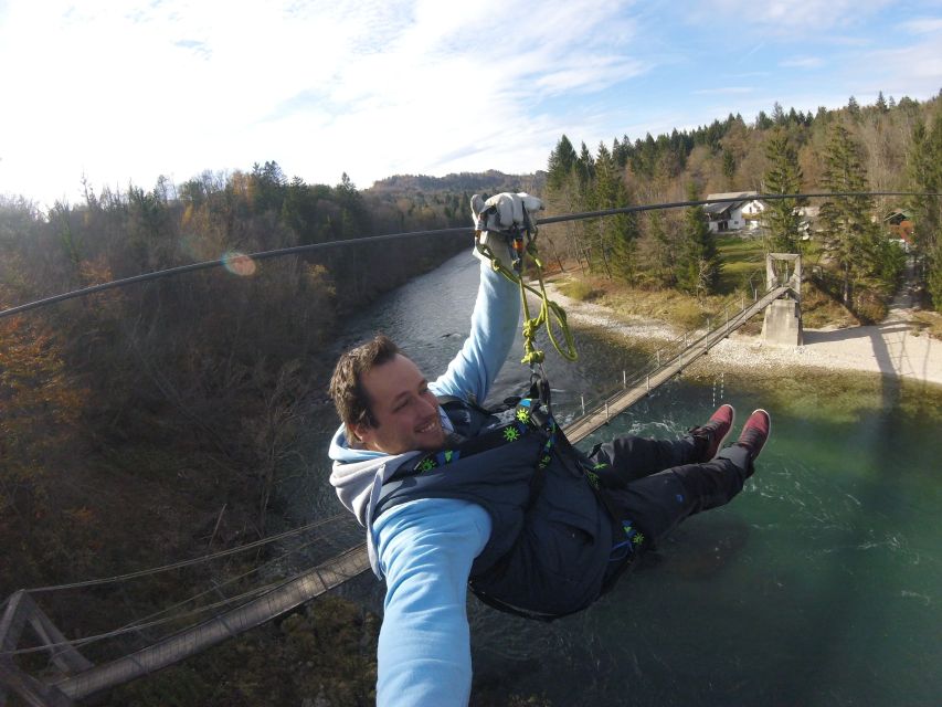 Zipline Over the Sava River - Where the Sava River zipline day begins in Radovljica